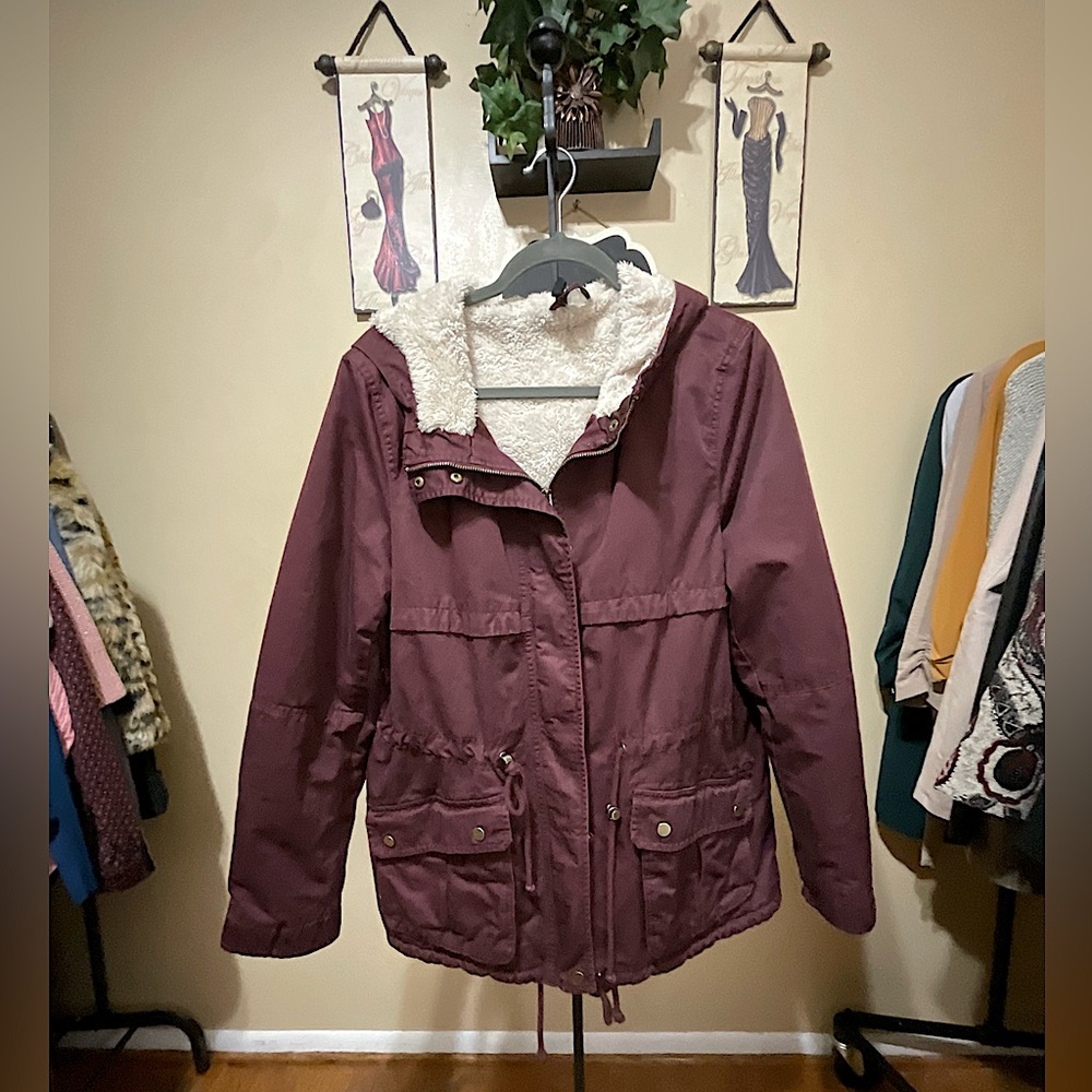 H&M Divided Coat Sz 14
